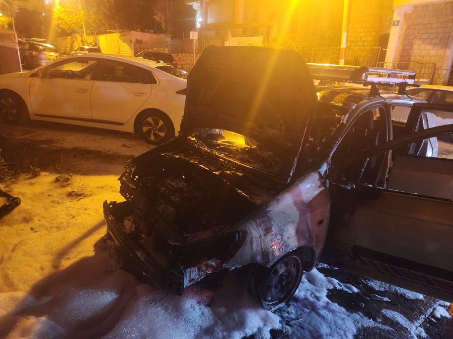 حيفا : حريق في عدة سيارات بعدة مناطق